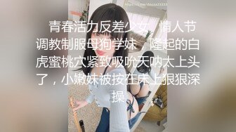 ✿青春活力反差少女✿情人节调教制服母狗学妹，隆起的白虎蜜桃穴紧致吸吮天呐太上头了，小嫩妹被按在床上狠狠深操