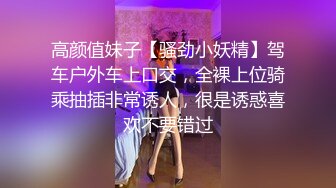 高颜值妹子【骚劲小妖精】驾车户外车上口交，全裸上位骑乘抽插非常诱人，很是诱惑喜欢不要错过