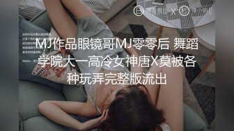 MJ作品眼镜哥MJ零零后 舞蹈学院大一高冷女神唐X莫被各种玩弄完整版流出