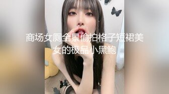 商场女厕全景偷拍格子短裙美女的极品小黑鲍