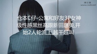  仓本C仔-公寓和好友3P女神级性感黑丝高跟新田惠美,开始2人轮流上,越干越叫