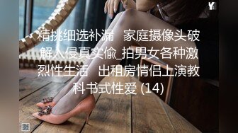 精挑细选补漏✅家庭摄像头破解入侵真实偸_拍男女各种激烈性生活✅出租房情侣上演教科书式性爱 (14)